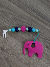 Load image into Gallery viewer, Silicone Teething Pacifier Clip