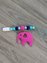 Load image into Gallery viewer, Silicone Teething Pacifier Clip