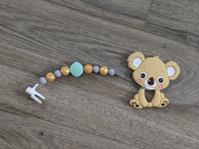 Load image into Gallery viewer, Silicone Teething Pacifier Clip