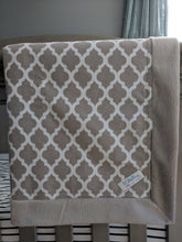 Load image into Gallery viewer, Minky Baby Blanket - Moroccan Blanket