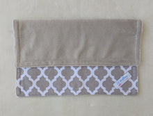 Load image into Gallery viewer, Minky Lovey Baby Blanket - Moroccan Blanket