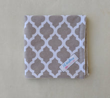 Load image into Gallery viewer, Minky Lovey Baby Blanket - Moroccan Blanket