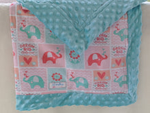 Load image into Gallery viewer, Minky Baby Blanket - Dream Big Little One
