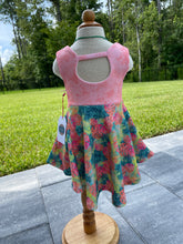 Load image into Gallery viewer, RTS - Tropical Twirl dress - 3/6m