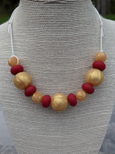 Load image into Gallery viewer, Red &amp; Gold Necklace
