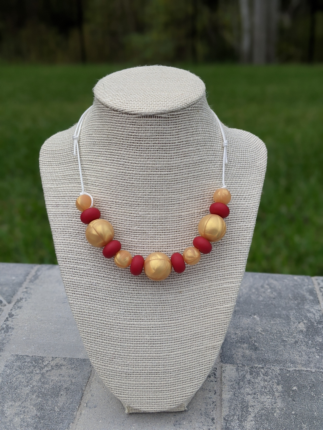 RTS - Red & Gold Necklace