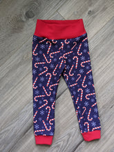 Load image into Gallery viewer, RTS - Candy Cane Leggings - 6/9m
