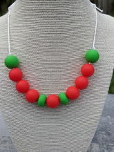 Load image into Gallery viewer, RTS - Red &amp; Green Necklace
