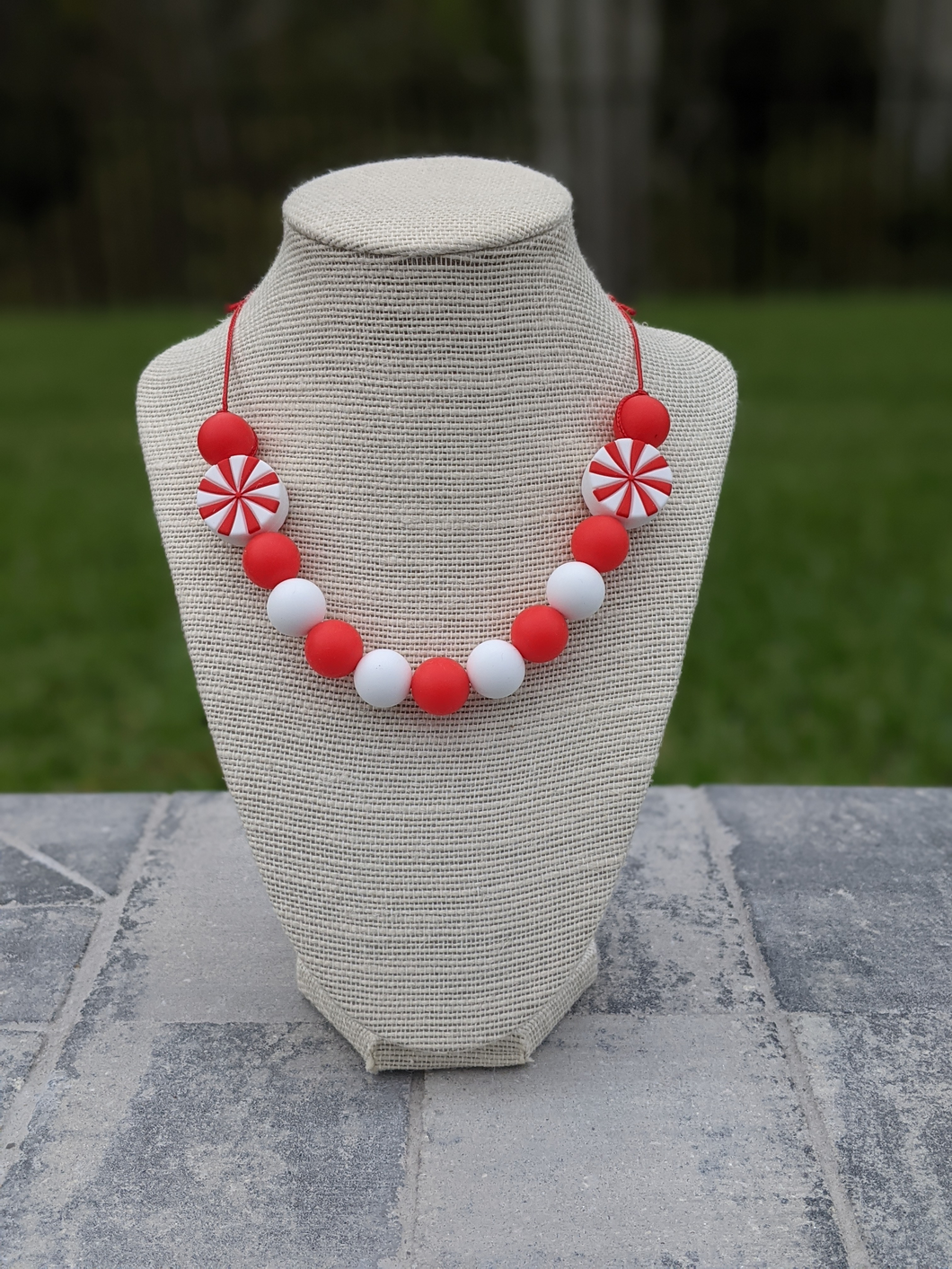 RTS - Candy Cane Necklace