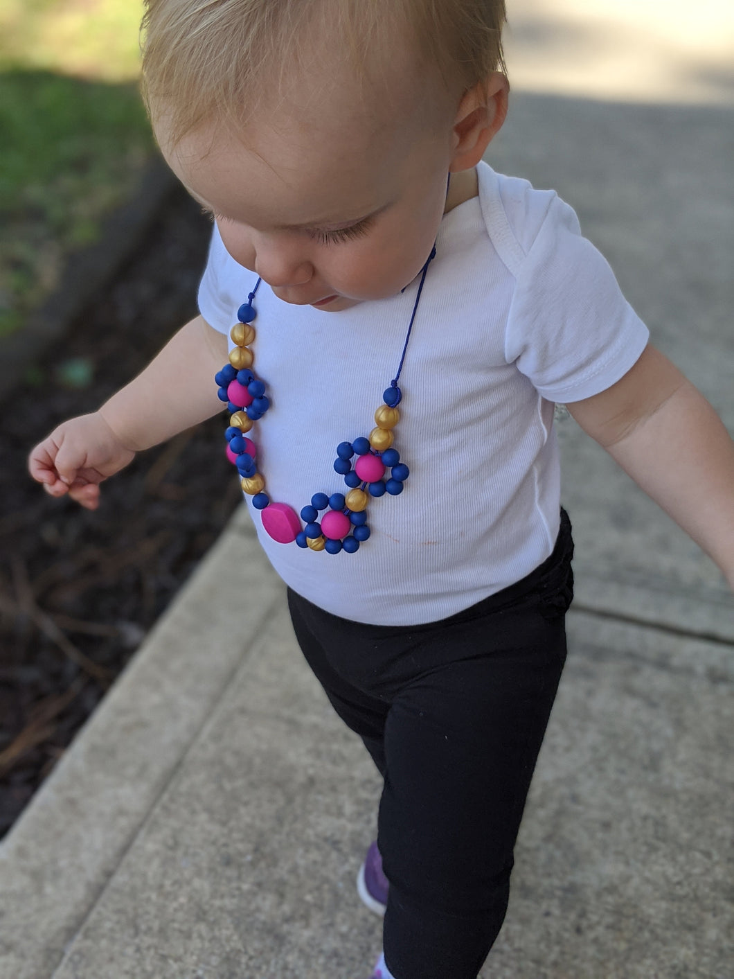 RTS - Seed Bead Flower Necklace