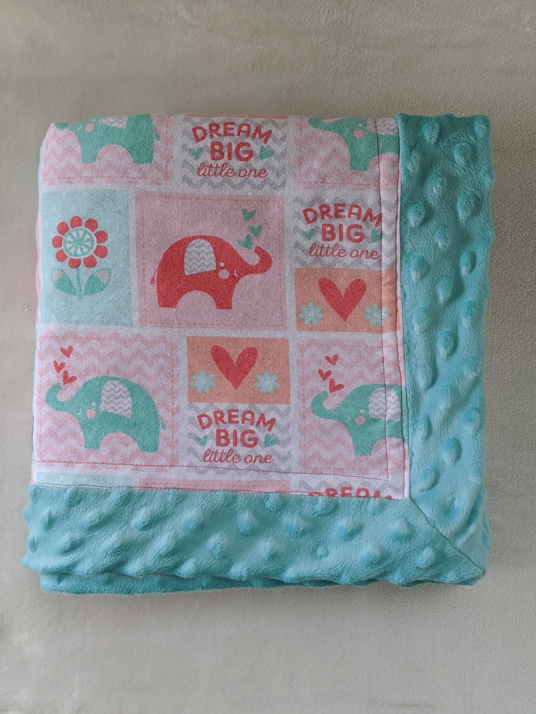 Minky Baby Blanket - Dream Big Little One